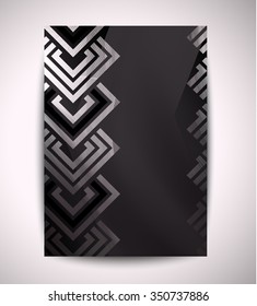 background with deep black and silver  colors
