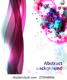 background with deep pink and blue  colors