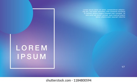 Background deep sea ball gradient color. Vector Illustration EPS10.