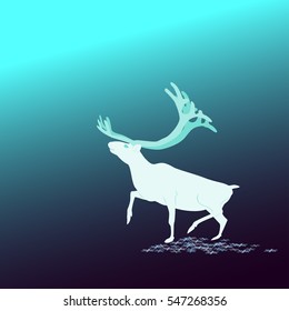 And The Background. Deer North