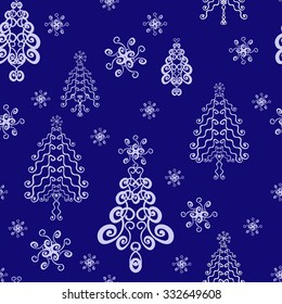 background with delicate trees