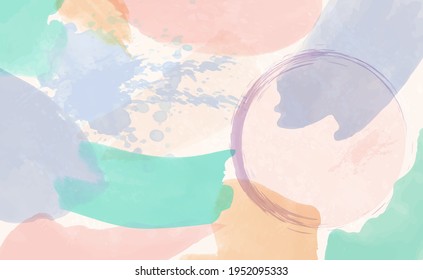 Background with delicate watercolor spots.