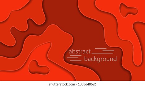 background design in 3D style dynamic texture. EPS10 vector background, paper cut, Vector graphics, ready layout for business card design, print and web products