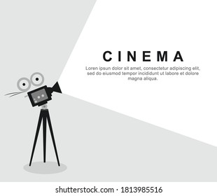 background design about broadcasting cameras