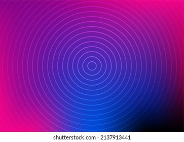 Background Design Absract Circle Geometric With Gradient Color Vibrant