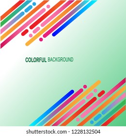 Background design. Abstract and Colorfull illustration