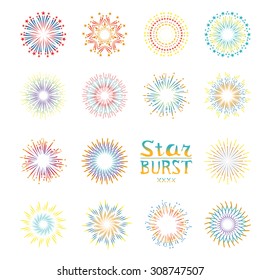 Background design with abstract fireworks and salute. art