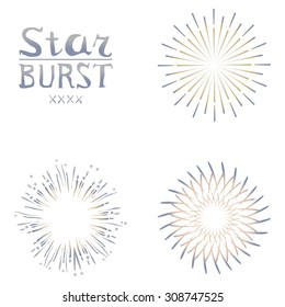 Background design with abstract fireworks and salute. art