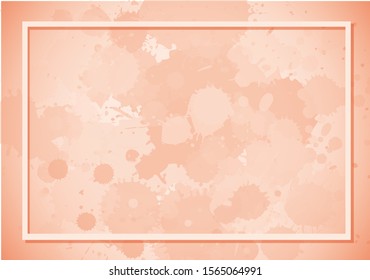 Background design with abstract patterns in orange illustration
