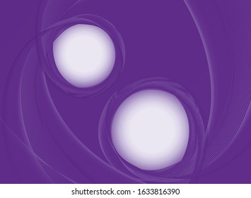 Background design with abstract patterns in purple illustration