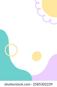 Background Design with Abstract Shape