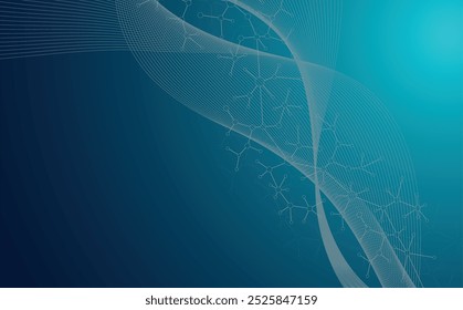 Background design, abstract, vector, technology, illustration, concept, health, evolution, genetic, element, wireframe chromosome spiral genome biological clone strand, bioinformatics connect gene