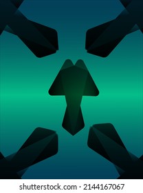 Abstrakte Hintergrunddesigns, passend für Hintergrund, Postkarte, etc.