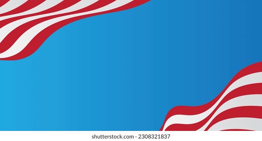 Background design with American independence day theme
