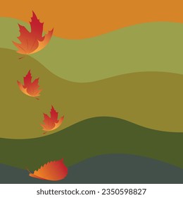 Hintergrunddesign mit Herbstthema