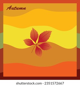 Diseño de fondo con tema de otoño