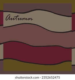 Background design with autumn theme