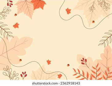background design with autumn theme