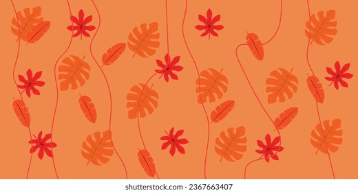 Diseño de fondo con tema de otoño