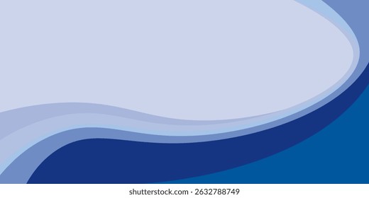 Projeto de fundo com padrões abstratos azuis. vetor simples