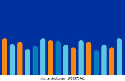 Background design with blue base and simple line pattern. For business cards, banners, backdroops, brochures etc. Template with multiple lines.