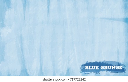 Background design with blue grunge texture illustration