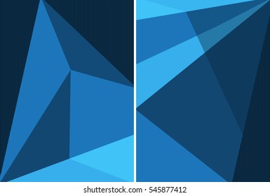 Background design in blue illustration