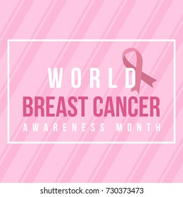 Background design breast cancer day