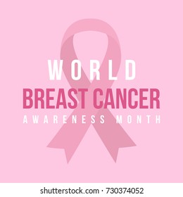 Background design breast cancer day