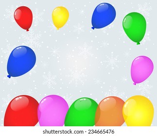 background for a design with bright air marbles,vector illustration