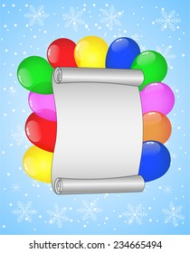 background for a design with bright air marbles,vector illustration