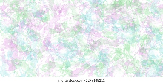 Background design, brush pen, pinkish green, blue, white, beautiful eyes, suitable for background use  presenting various works