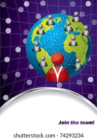 Background design with business elements