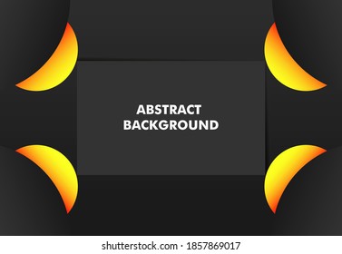 El diseño de fondo se puede utilizar en póster, portada, papel pintado, digital, volante, fondo y presentación. Color dominante negro y amarillo
