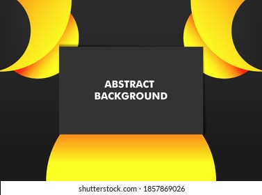 El diseño de fondo se puede utilizar en póster, portada, papel pintado, digital, volante, fondo y presentación. Color dominante negro y amarillo
