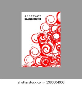 Background design with a circular pattern