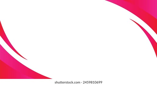 Background design, clean and modern wallpaper template design vector abstract background Banner Design White And Pink Color