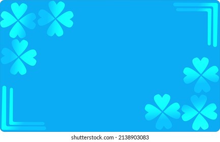 background design Cloverleaf fit for background, etc.