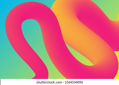 Background design with colorful fluid shape.
