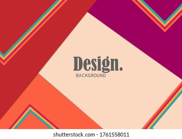 background design with colorful triangles.