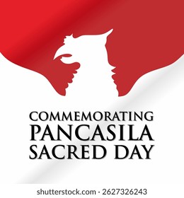 background design to commemorate Pancasila Sanctity Day