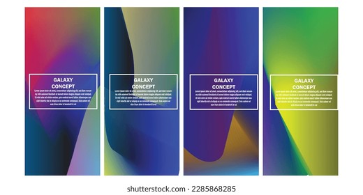 background design with the concept of aurora with a very beautiful color combination
