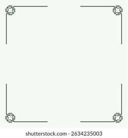 background design with a creative simple style edge line