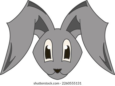 background design cute bunny character fit for background, postcard, Logo, etc.