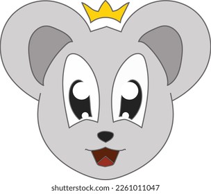 background design cute mouse character fit for background, postcard, Logo, etc.