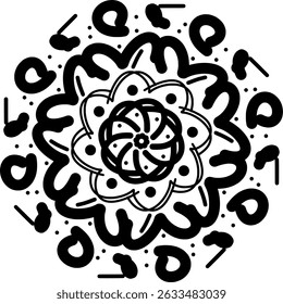 fundo, desenho, desenhos, arte, ilustração, círculo, circulado, circundando, preto, cartão, cadarço, imagem, forma, elemento, estilo, caracol