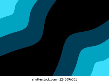 diseño de fondo con patrón diagonal de línea azul oscuro. Plantilla horizontal vectorial para banner digital lux business, invitación formal, vale de lujo.