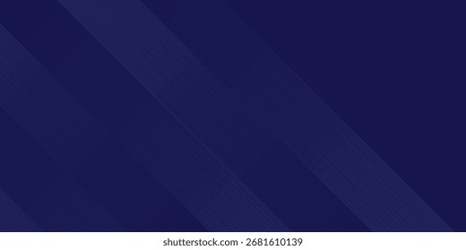 Diseño de fondo con patrón de rayas azules oscuras diagonales. fondo de tecnología de Vector para Anuncio de negocios lux digital brillante brillo