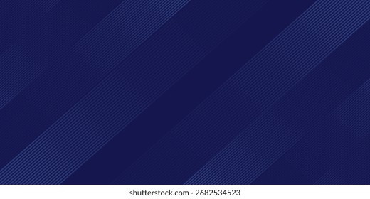 Projeto de fundo com padrão de listras azul escuro diagonal. fundo de tecnologia de vetor para a bandeira de negócios lux digital brilho brilhante
