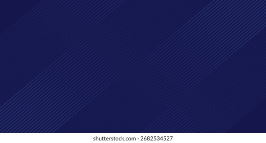 Background design with diagonal dark blue stripes pattern. vector technology background for digital lux business banner glowing glitter